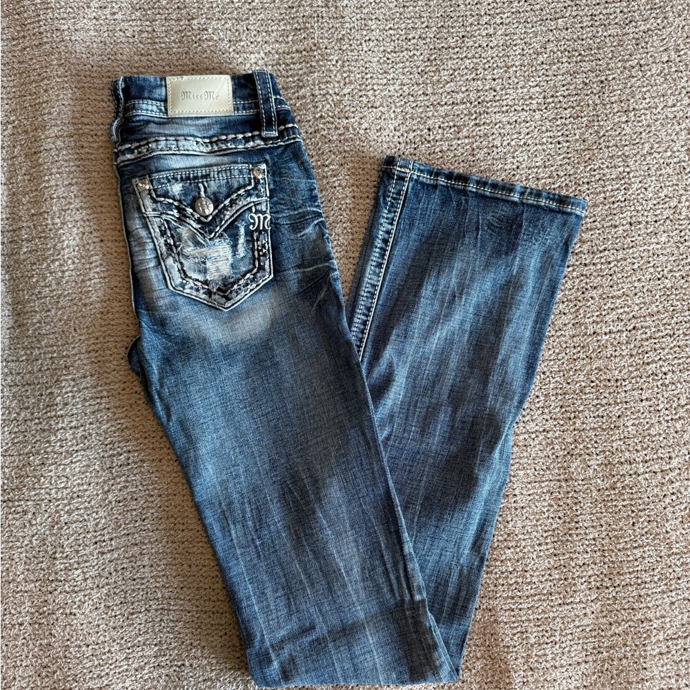 Miss Me mid-rise bootcut jean 26x38”